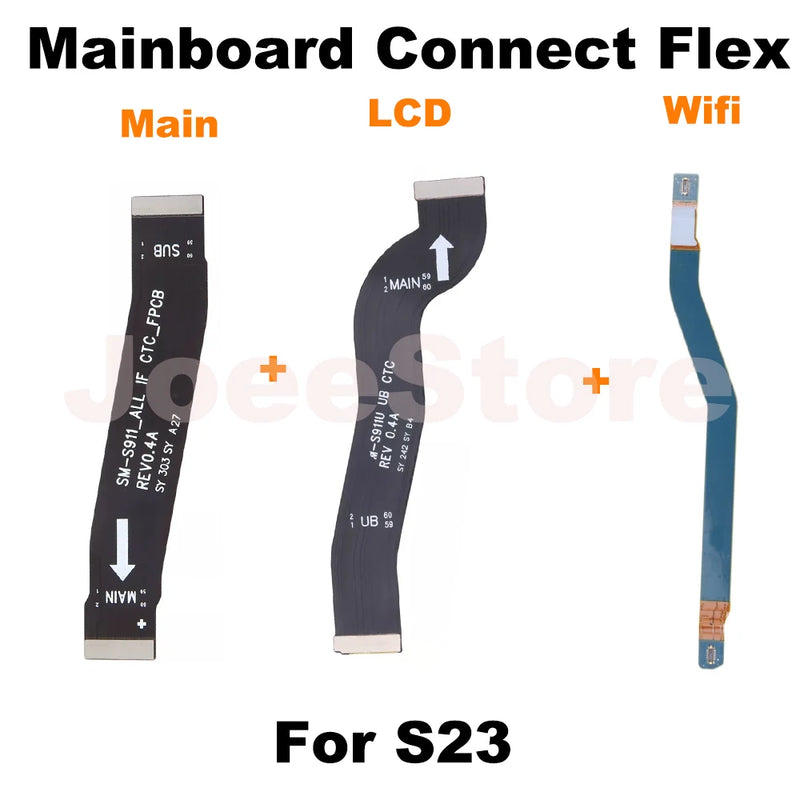 Motherboard Connect Flex For Samsung Galaxy S20 S21 S22 S23 S24 Plus Ultra LCD Display Wifi Signal Connect Mainboard Flex Cable