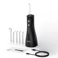 SEJOY Water Flosser Irrigator Dental Teeth Whitening strips Portable 230ML Tank 5 Modes 8 Jet Tips Washing Machine for Home