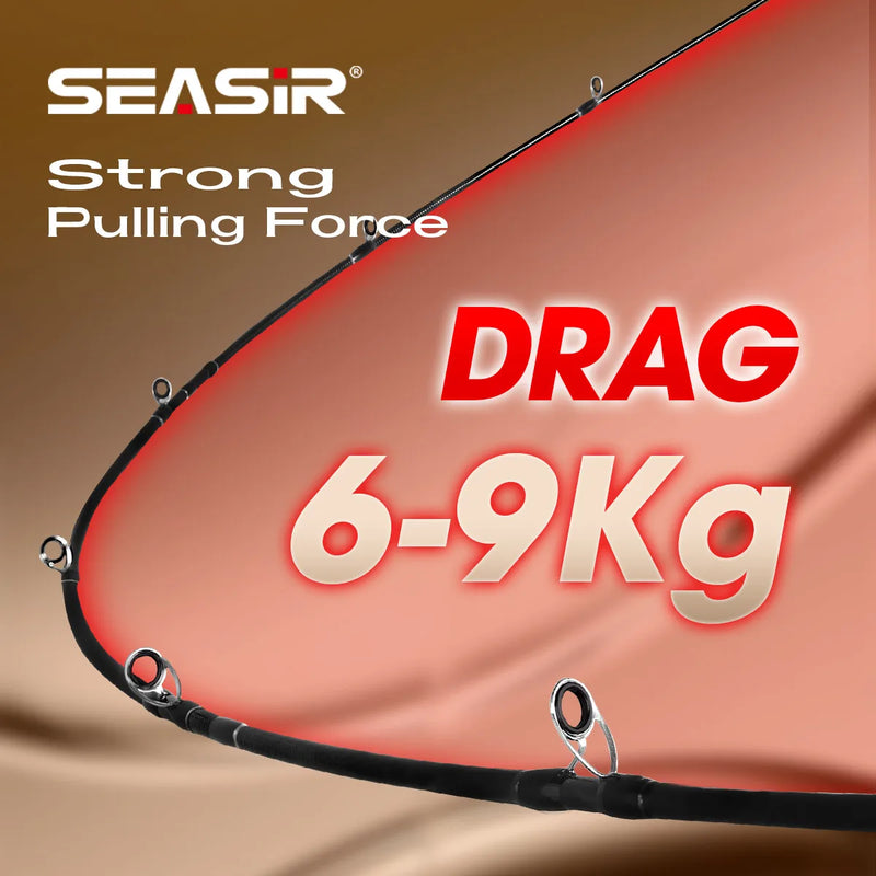 Seasir Salminus XF M/MH Spining&Casting Fishing Rod FUJI | SAMAG