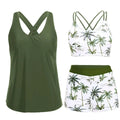 Women Tankini Bikinis Set Swimsuit Racerback Cover-ups | SAMAG