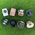 25Pcs Coffee Shoe Charms for Crocs | Personalize with Coffee Lover Shoe Charms for Men Women Adults Party Favor
