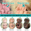 613 Human Hair Wig 13x6 Body Wave Blonde HD Lace Frontal Wig Pre Plucked 13x4 Transparent Lace Front Wigs For Women 200% Density