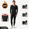 Men's Warm Set with Thin Velvet Inner Handsome Fashionable Comfortable Moisture Absorbing Multi functional Set for Home Use