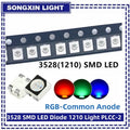 100pcs/lot 3528 1210 Diode SMD LED Diodes Kit Green RED WARM White ICE Blue Yellow Pink Purple-UV Orange rgb PLCC-2 High Quality
