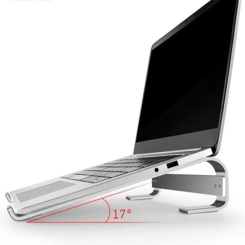 Universal Aluminum Alloy Laptop Stand Ergonomic Anti-Slip Silicone Computer Stand Foldable Portable Laptop Holder Computer Desk