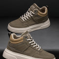 Men's shoes four seasons breathable soft-sole non-slip casual shoes fashion youth Joker flat shoes Thick sole sports board shoes