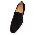New In Red Bottom Shoes for Men Loafers Flock Solid Slip-On Party Men Dress Shoes Size 38-48 Free Shipping Men Shoes