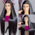 40 42 Inch 250 Density Frontal Wig For Black Women Brazilian Wigs Human Hair 5x5 Bone Straight HD Transparent Lace Front Wigs