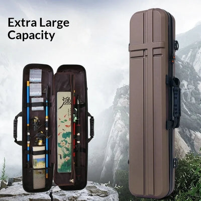 Fishing Rod Bag Tackle Storage Case Waterproof Hard Shell | SAMAG