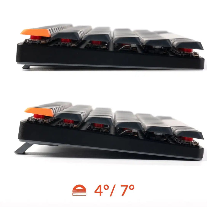 Keychron K3 V3 QMK Wireless Custom Mechanical Keyboard (ISO Layout) Low Profile Switch LSA Shine-through keycaps