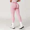 Yoga Pants Sports Leggings Women Seamless Sports Yoga Pant High Waist Ribbed Gym Clothes Fitness Workout Wear Scrunch Bum Tights