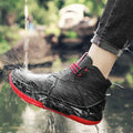Men's casual rain boots four seasons new anti-slip waterproof outdoor wading fishing water shoes car wash snow kitchen rain shoe