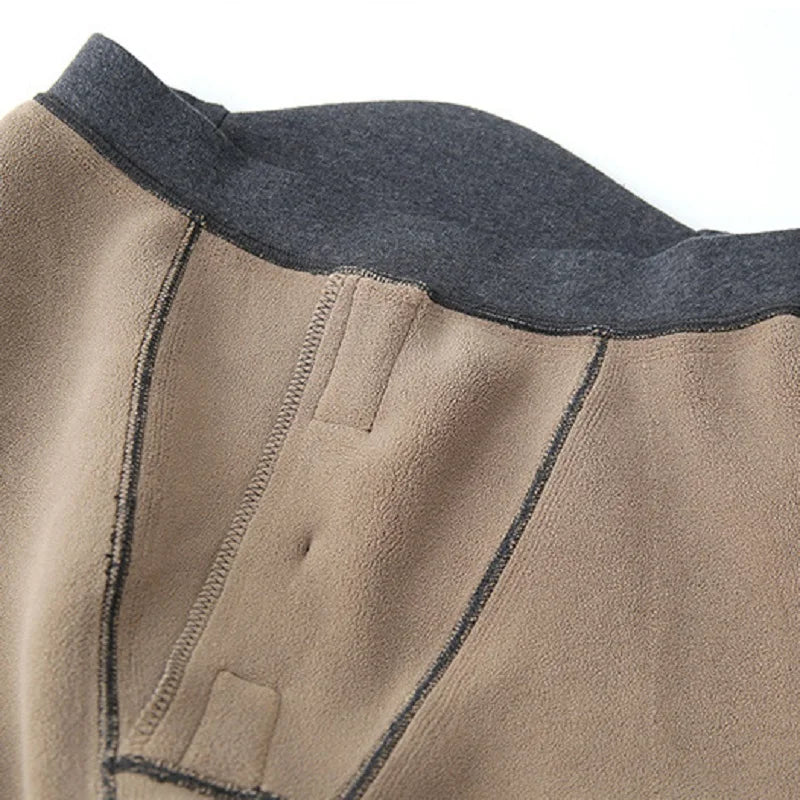 190cm 200 Cm Tall Men's Pant Fleece-lined Long Johns Male Extral Long Length Winter Thermal Underwear Pajama Legging Tight Wear