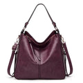 Hobo Bag Leather Women Handbags Female Leisure Shoulder Bags Fashion Purses Vintage Bolsas Large Capacity Tote Bag