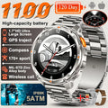 New T-REX3 Ultra 1100mAh Battery SmartWatch 10ATM Waterproof GPS Compass Flashlight 1.7" AMOLED HD Call Sports Smart Watch Men