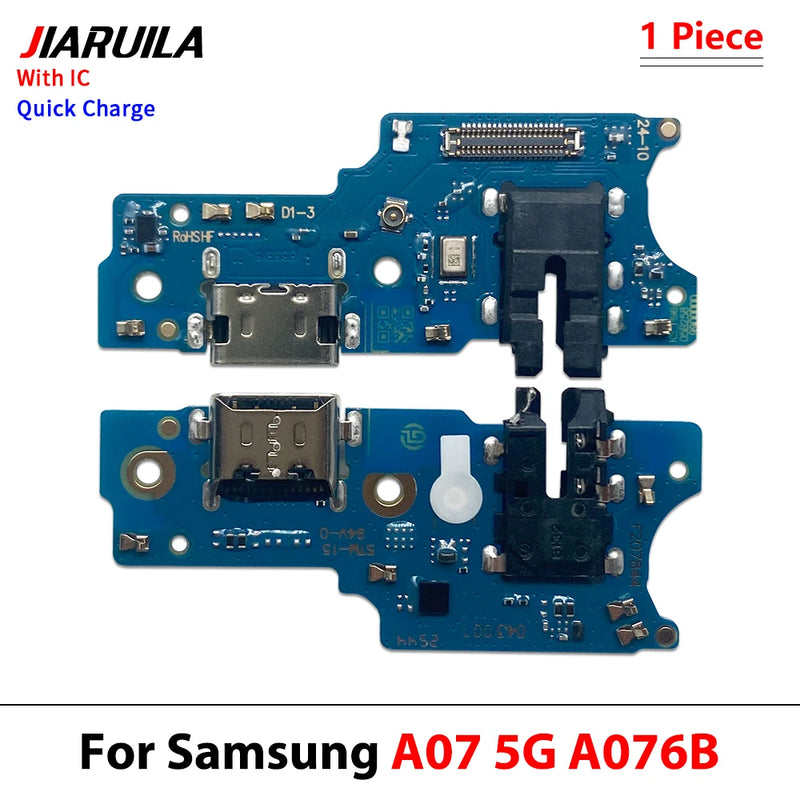 For Samsung A06 A16 A26 A36 A56 A07 A17 A37 A57 4G 5G USB Dock Charging Port Flex Cable Charger Board With Microphone Connector