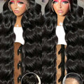 Raw Indian Body Wave 250% Density 40 42 inch 13x6 HD Lace Front Human Hair Wigs 13x4 Frontal Wigs Women Glueless Closure Wigs