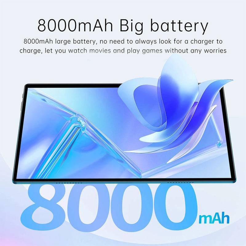 New 5G Pad Global Version 10.36 Inch Tablets 10 Core 8GB RAM 512GB ROM Dual SIM Cards 3G/4G LTE 5G WiFi Tablet Pc Android 13.0