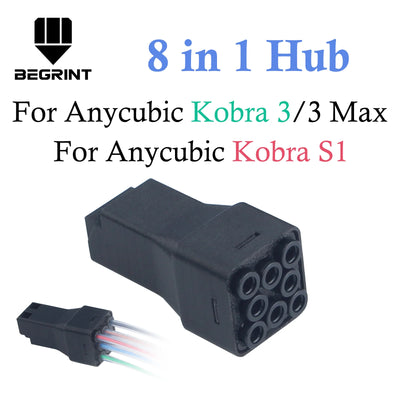 Hub 8 COLORS FILAMENT For ANYCUBIC Kobra s1 3 Max 3 3D | SAMAG