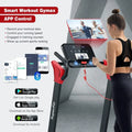 Compact 2.25HP Treadmill with Electric Incline, LED - View 4 | SAMAG
