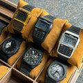 Men's Top Luxury LED Multifunction Calculator Watch Luminous Electronic Numeric Watch Keyboard Style
