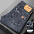 Fashion Light Blue Slim Straight Jeans Men's Spring | SAMAG