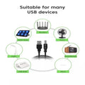 WiFi Power Bank Cable - USB to DC 5V/12V Boost Converter Cord for Router/Modem/Speaker, Portable Charging Adapter