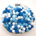 20/100/200/300/500pcs Cat Toys Cute Funny Stretch Plush Ball Cat Toy， Ball Creative Colorful Interactive Cat Puff Balls Chew Toy