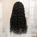 26 Inches Synthetic Cornrow Braided Wig 13x6 Lace Frontal Curly Braiding Wig African Braids Hair Wigs for Black Women