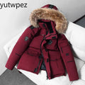 Outdoor Hiking 90% White Duck Removable Cap Climbing Men Thermal Down Jacket Thick Puffer Jacket Men Coat Overcoat Winter Parka
