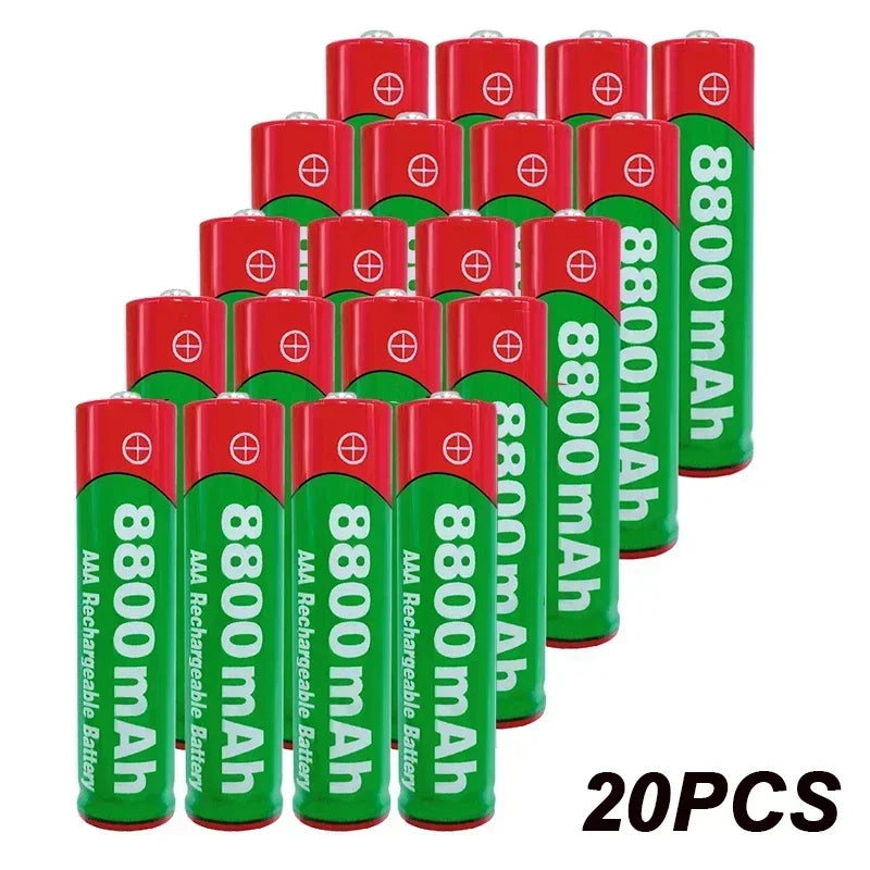 NEW AAA Rechargeable Battery 8800mAh 1.5V New Alkaline Rechargeable AAA Battery for Led Light Toy MP3 Long Life