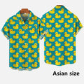 Hawaiian Men Shirts 3D Print Cartoon Cute Duck Printing | SAMAG