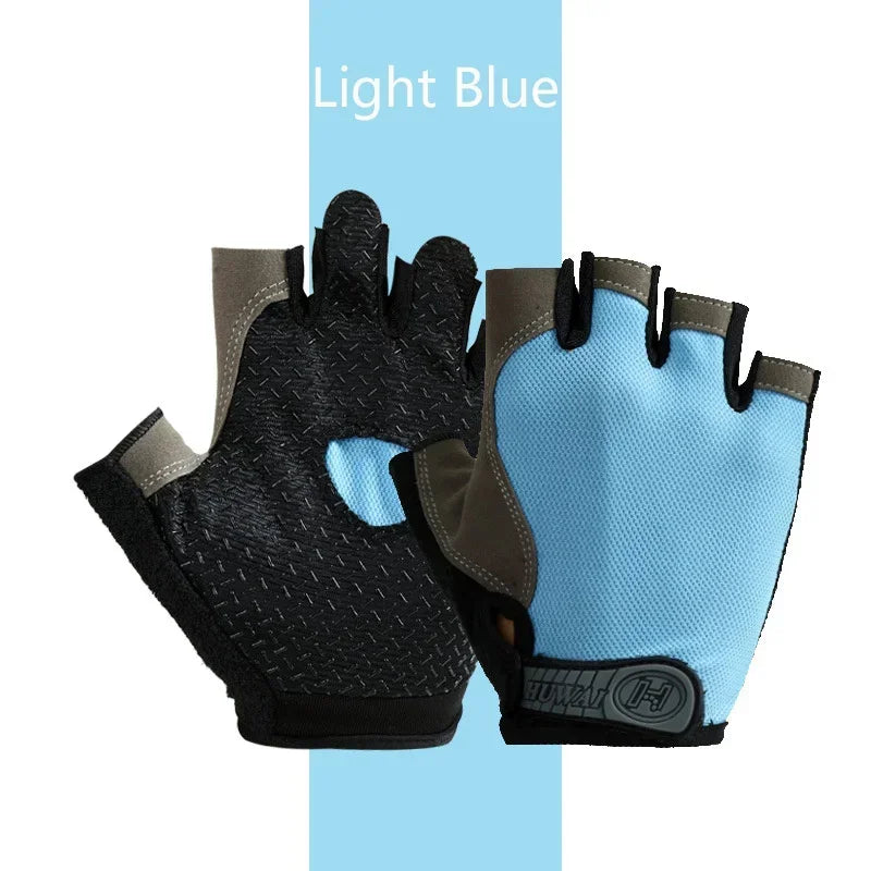 Half Finger Cycling Gloves Men Women Anti Slip Shock | SAMAG