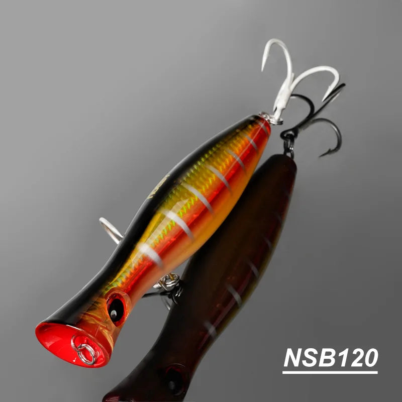 Noeby-Big Game Popper Fishing Lures, Artificial Hard Bait | SAMAG