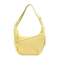 Casual Canvas Crossbody Bags Korean Simplified Large Capacity Sports Hobos Bag Solid Color Lightweight Dumpling Bag Women
