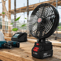 Power Tool Parts 21V Battery Camping Fan Wireless Outdoor Fishing Desktop Portable Brushless Strong Wind For Makita | SAMAG