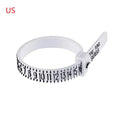 1pc Ring Sizer Measure Plastic UK US EU JP HK Size Loop Ring Size Measuring Tools Finger Gauge Ring Sizer Jewelry Sizing Tool