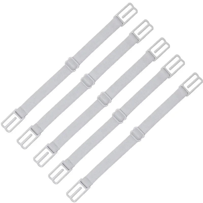 1-5Pcs Women's Adjustable Bra Strap Holder All Match Invisible Non-slip Shoulder Straps Belt Buckles Underwear Lingerie Extender