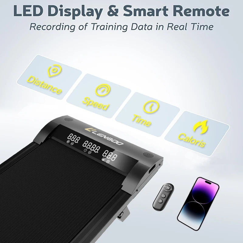 Portable Home Fitness Electric Treadmill with LED Screen | SAMAG