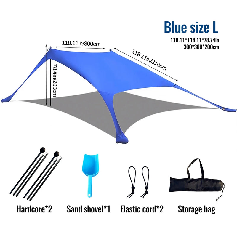 Hot Sell Portable Lycra Beach Canopy Tent UV Protection | SAMAG