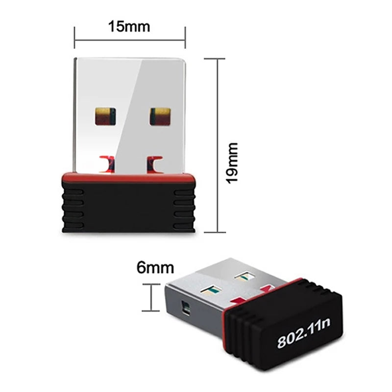 Wireless Network Signal Reception Driver - free Wi - Fi Adapter 150Mbps for PC Deskop Computer 2.4G Card - Visuel 6 | SAMAG
