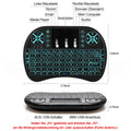 2.4G Air Mouse with Touchpad Keyboard i8 Arabic French Spanish Russian Backlit Mini Wireless Keyboard for PC Android TV Box