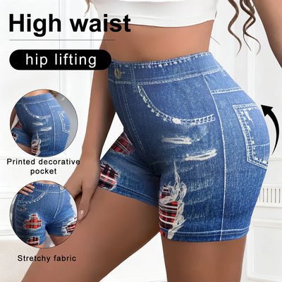 Women's Summer New Casual Shorts Non - Denim Leggings | SAMAG