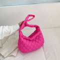 Women's Vintage Nylon Shoulder Underarm Bag Female Casual Waterproof Crossbody Hobo Bags For Lady Quilted Large Capacity Handbag