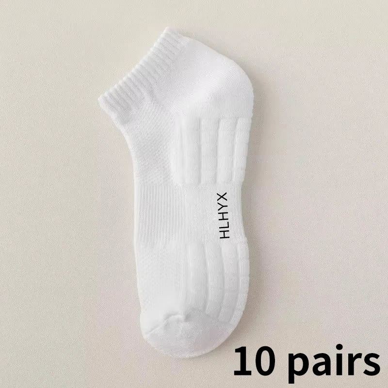 10pairs HLHYX Socks Men's Cotton Deodorant Winter Towel | SAMAG