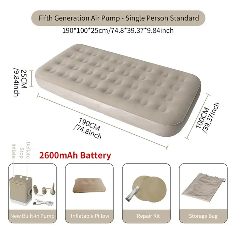 Interior Air Mattress Glamping Mats PVC Inflatable | SAMAG