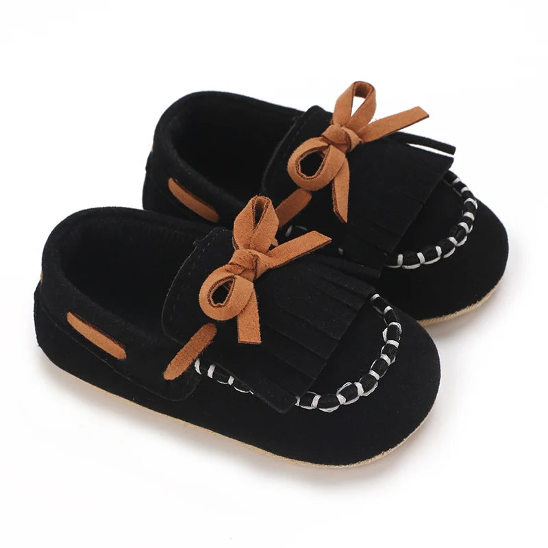 0-18M Classic Fashion Infant Casual Sneakers Soft Sole Baptism Comfortable First Walking Shoes For Baby Boys Girls