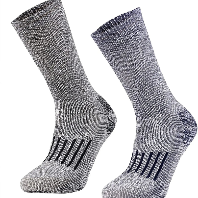 Unisex 80% Merino Wool Socks Hiking Thicken Warm Winter Sock Crew Compression Socks Moisture Wicking Soft Camping Cycling Socks