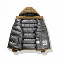 Winter Graphene Self-heating Puffer Jackets Men Thick Windproof Hooded Padded Jacket High Quality Ultralight Down Parka Coat Man