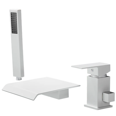 Waterfall Bathtub Faucet Deck Mounted 3 Holes Bathroom | SAMAG